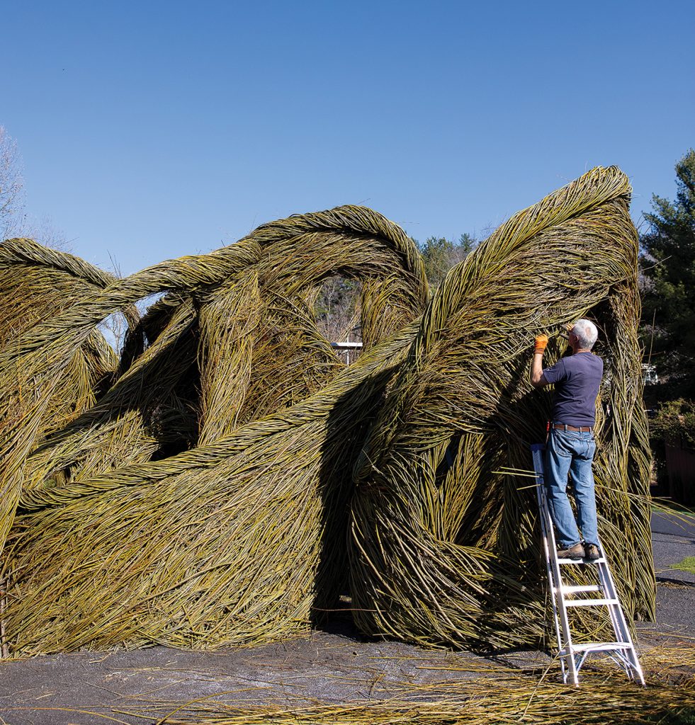 Patrick Dougherty Builds His Legacy Stick by Stick